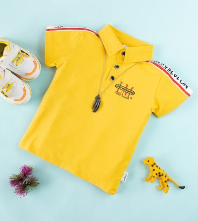 Baby/Toddler Boy Stylish Polo Collar Tee - Yellow