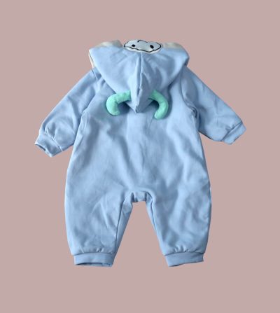 blue jumpsuit back