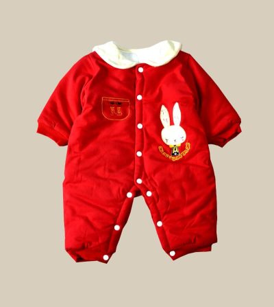 red jumpsuit