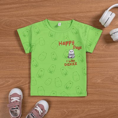 Baby/Toddler Boy Panda Print Short-Sleeve Tee - Green