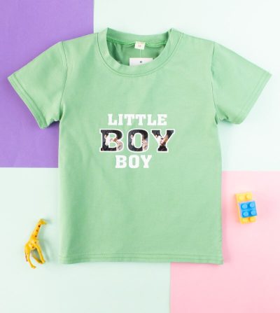 Baby/Toddler Boy Little Boy Print Short-Sleeve Tee - Green