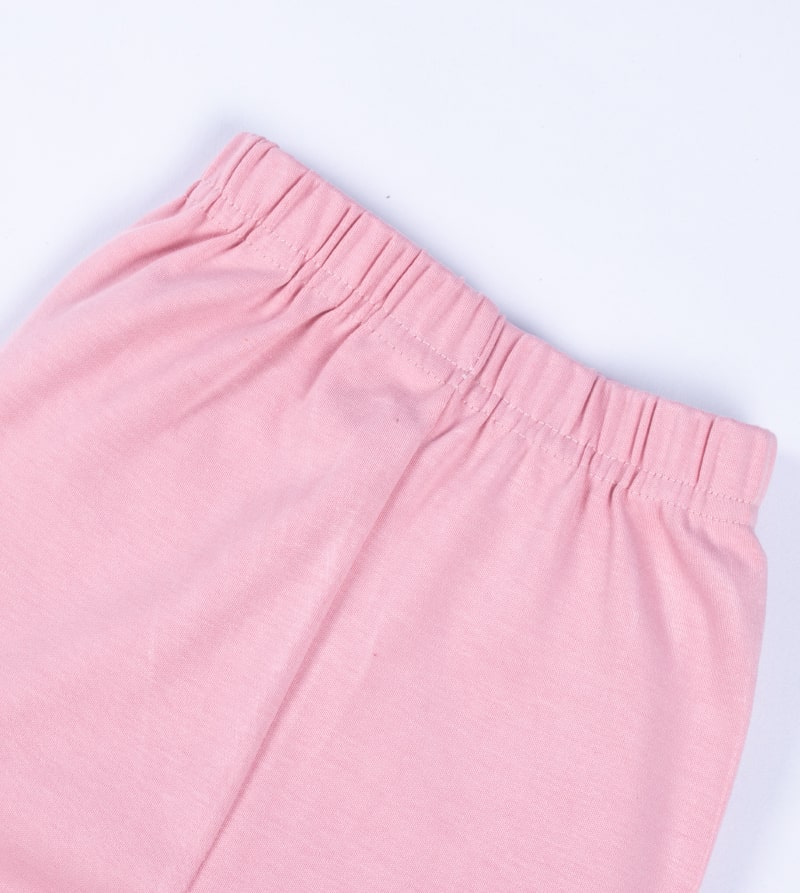 Alternative view of Toddler Girl Full Length Solid Leggings - Pink
