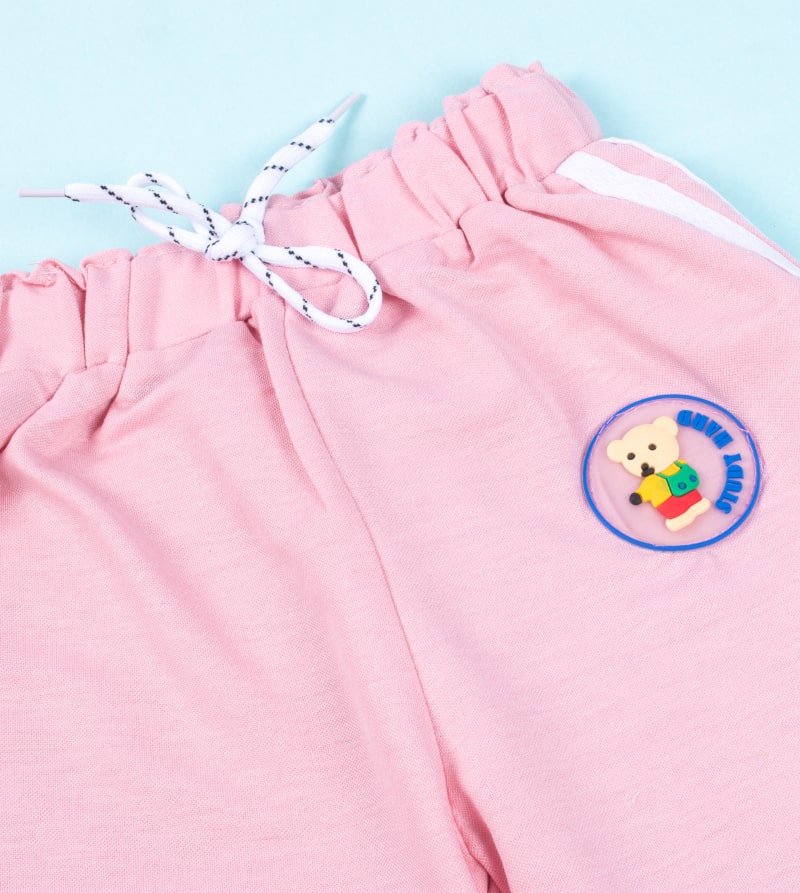 Alternative view of Toddler Girl Solid Casual Shorts - Pink