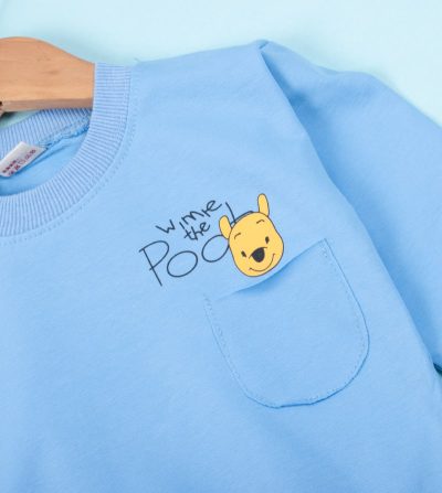 Alternative view of Baby/Toddler Boy Winnie The Pooh Print Pullover Sweatshirt For Summer - Blue