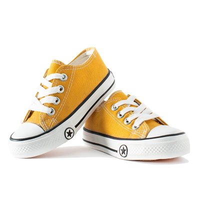 Kid Boy/Girl Solid Converse Canvas Shoes - Yellow