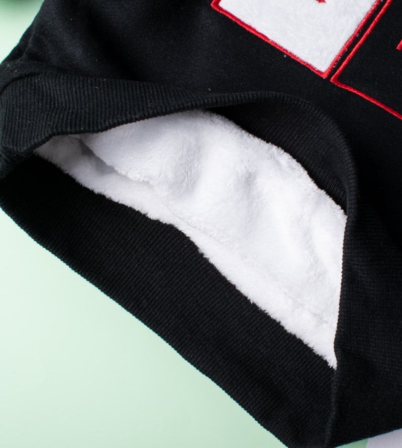 Alternative view of Baby/Toddler High Neck Warm Pullover Sweatshirt - Black