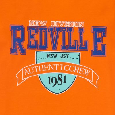 Alternative view of Kid Boy REDVILLE Print Short-Sleeve Casual T-shirt - Orange