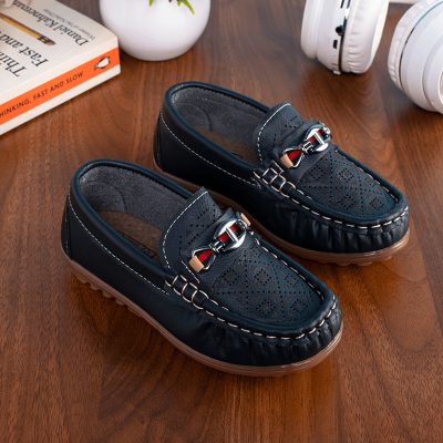 Toddler/Kid Boy Casual Slip On Loafer Shoes - Pickled Bluewood