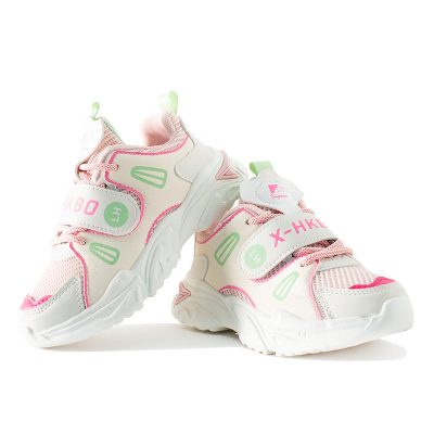 Kid Girl Mesh Light Weight Sports Shoes – Pink