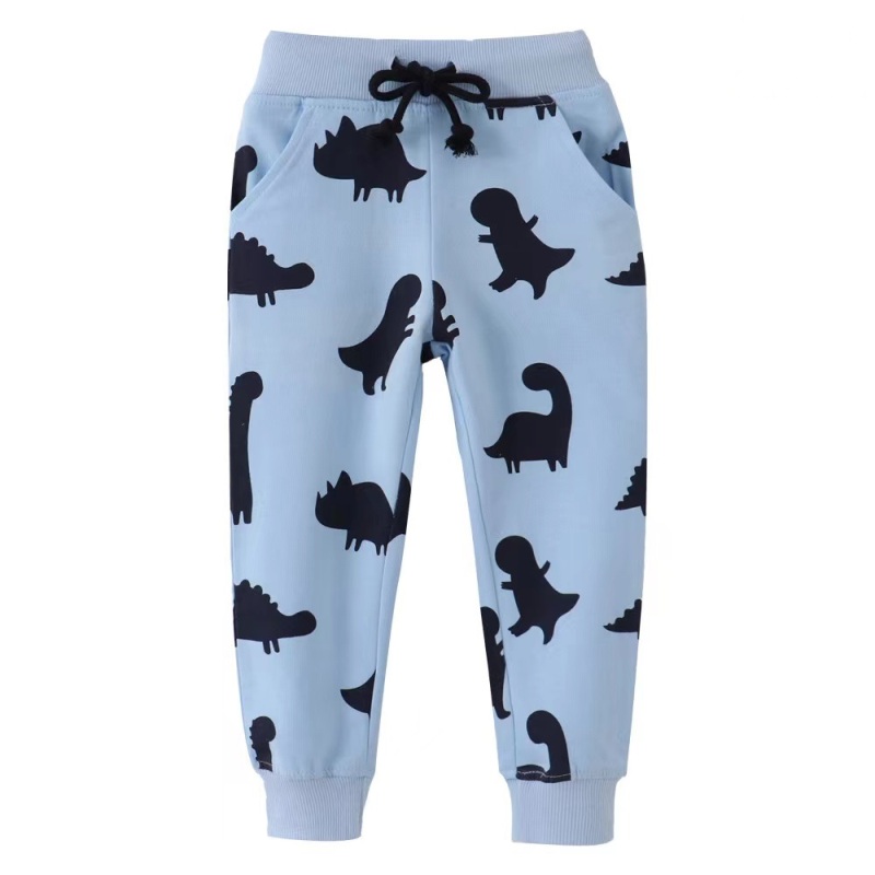 dino print blue trouser