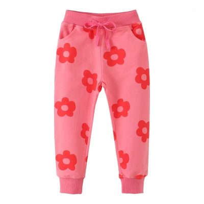 flower print pink trouser