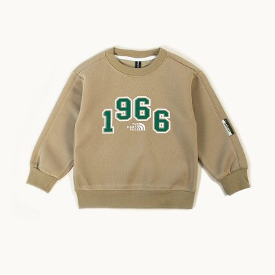 Kid Boy 1966 Print Full Sleeve Pullover Sweatshirt - Light Brown